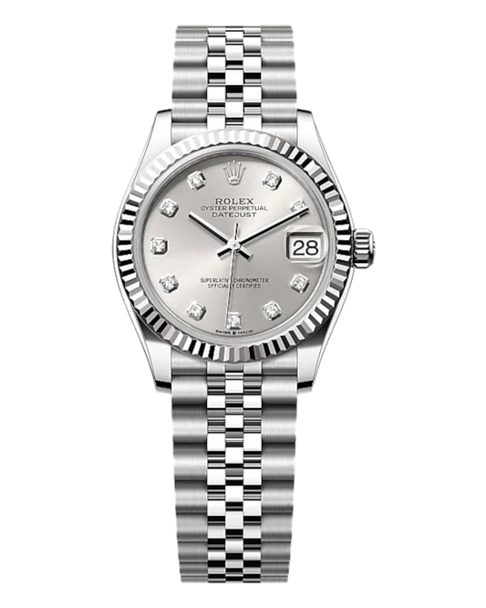 Rolex Datejust 31mm Silver with Diamonds Dial - U1 FACTORY - AUTOMATIK - Jubilee