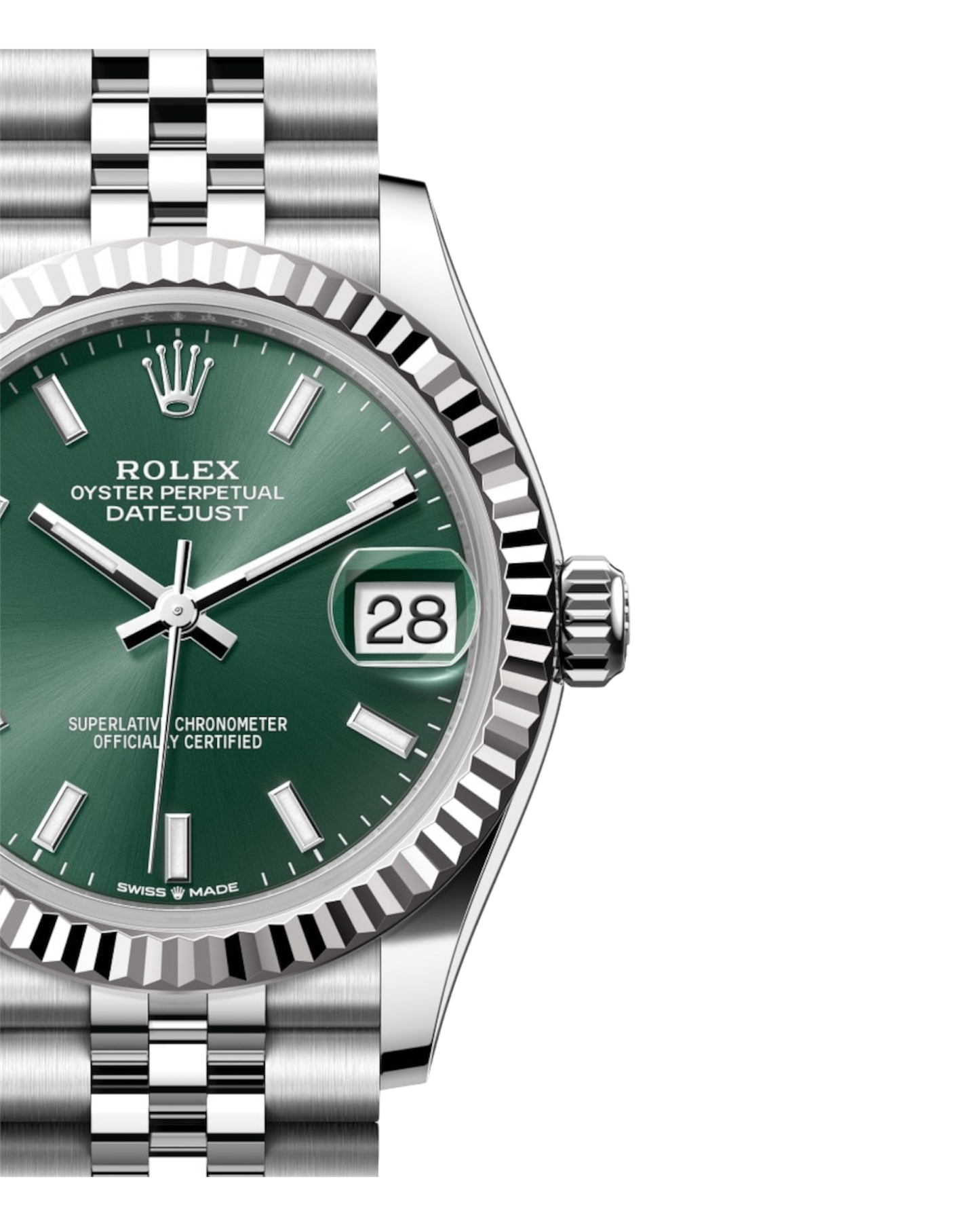 Rolex Datejust 31mm Mint Green Dial U1 FACTORY - AUTOMATIK - Jubilee