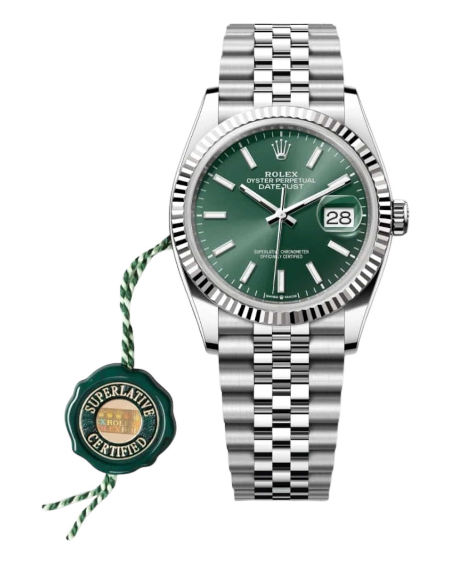 Rolex Datejust 36mm Green Dial U1 FACTORY - AUTOMATIK