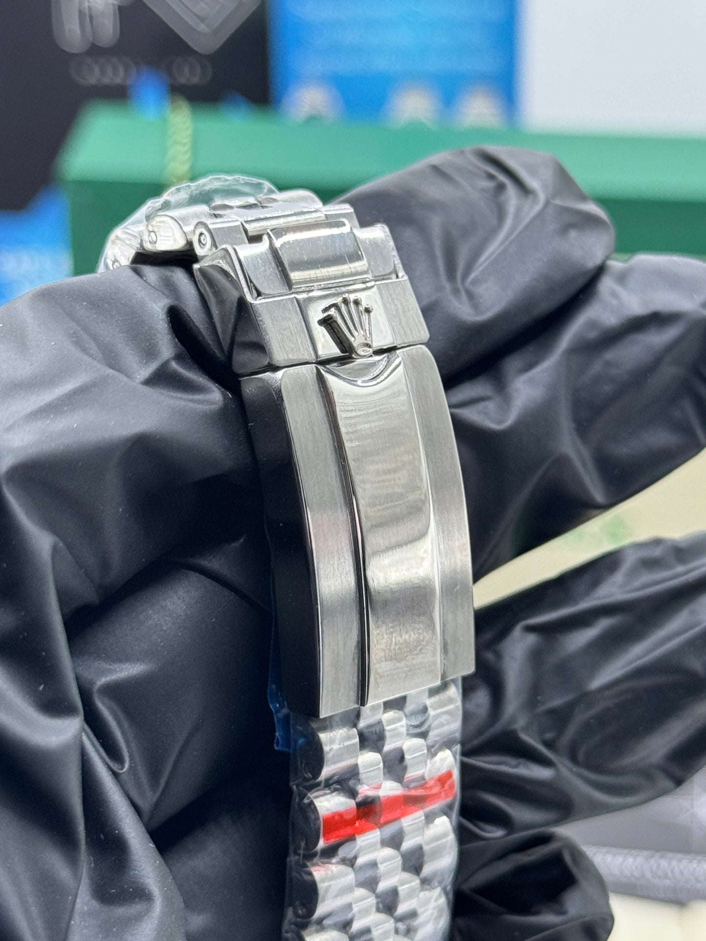 ROLEX GMT-MASTER II- PEPSI - JUBILEE - 40MM U1 FACTORY - AUTOMATIK