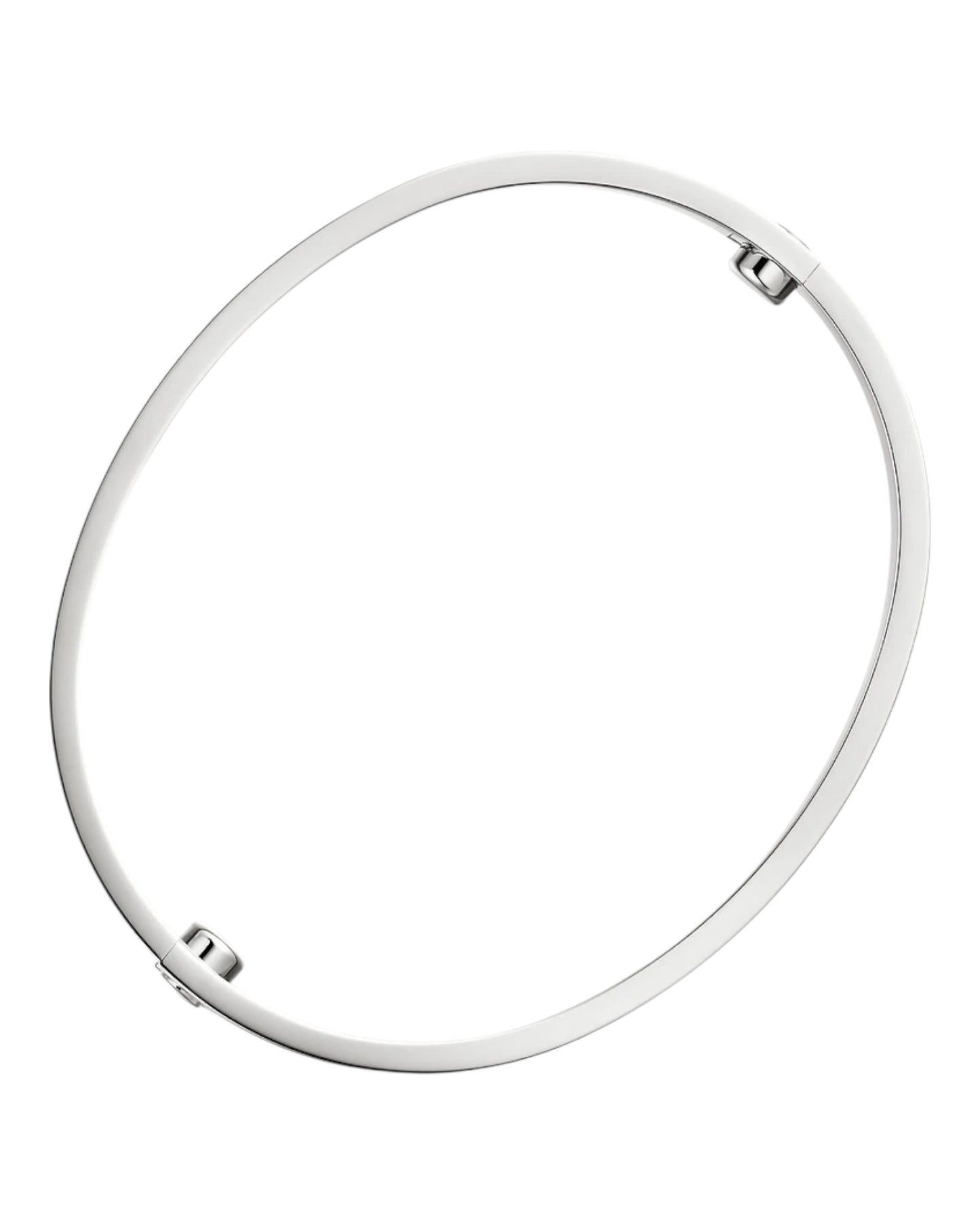 CARTIER LOVE ARMBAND - WEIßGOLD / SILBER - FULLSET - SCHMALES MODELL MIT DIAMANTEN