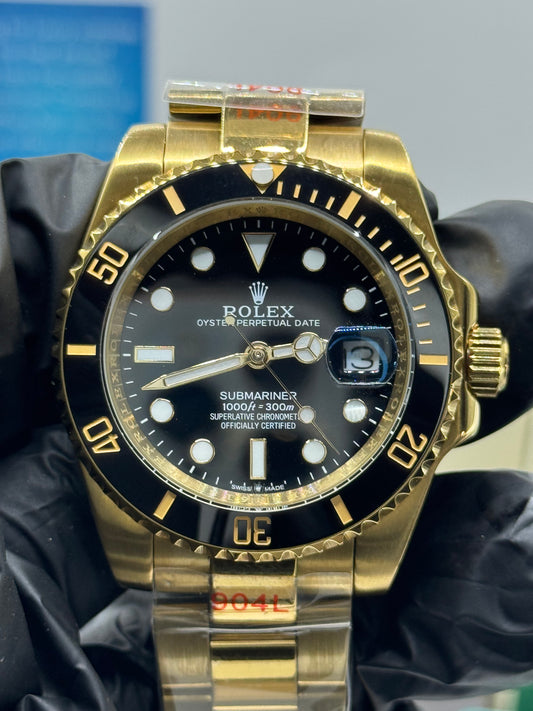 ROLEX SUBMARINER - GOLD - OYSTER - 41MM U1 FACTORY - AUTOMATIK