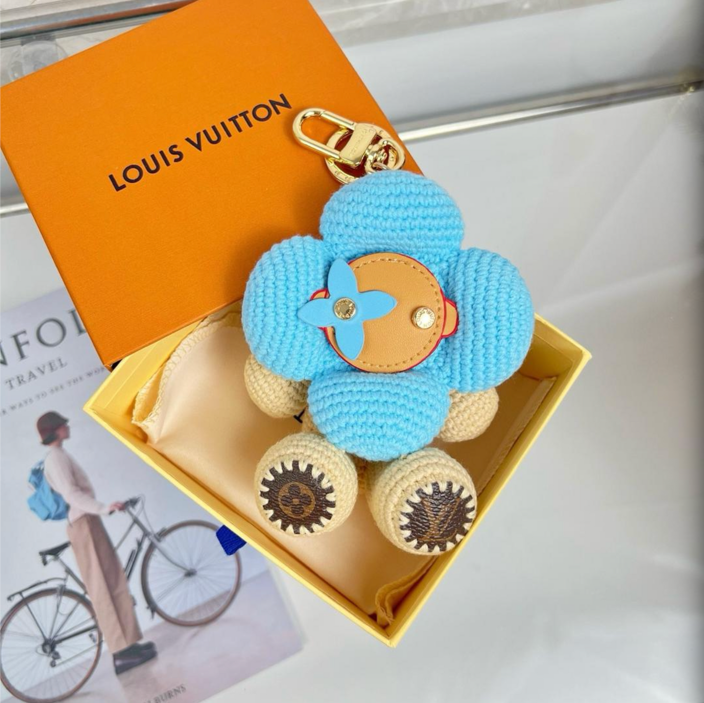 LOUIS VUITTON SCHLÜSSELANHÄNGER / KEYCHAIN SET - MIT BOX - HIGH END 1:1