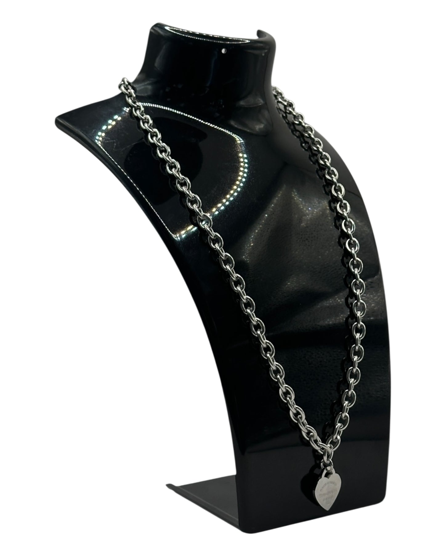 Tiffany & Co. Statement-Halskette mit Herz-Anhänger aus 925 Sterling-Silber