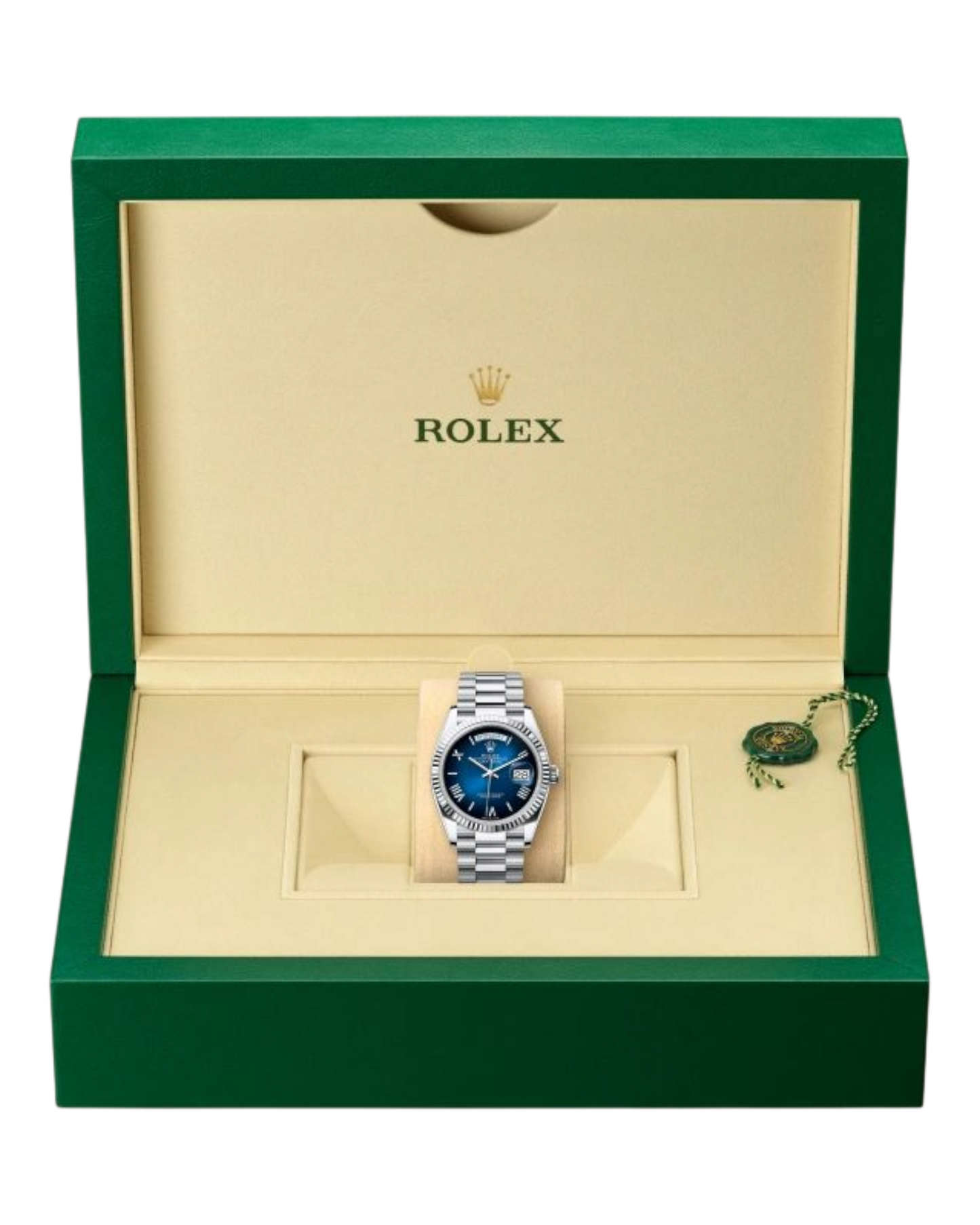 Rolex Day-Date Blue Dial with Roman Numerals, 40mm - U1 FACTORY - AUTOMATIK