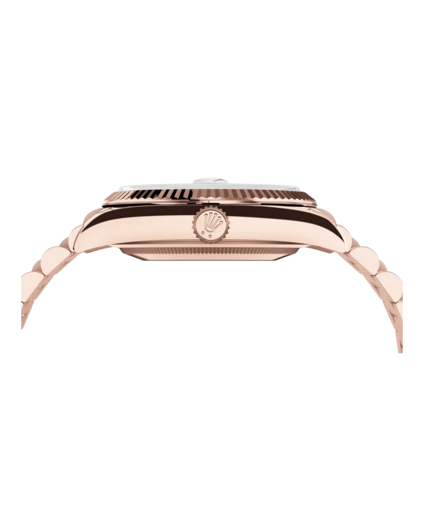 Rolex Day-Date Pink Dial with Diamonds, 36mm Everose Gold President - U1 FACTORY - AUTOMATIK