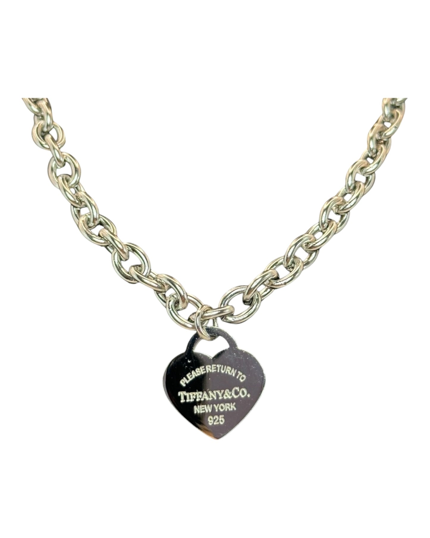 Tiffany & Co. Statement-Halskette mit Herz-Anhänger aus 925 Sterling-Silber