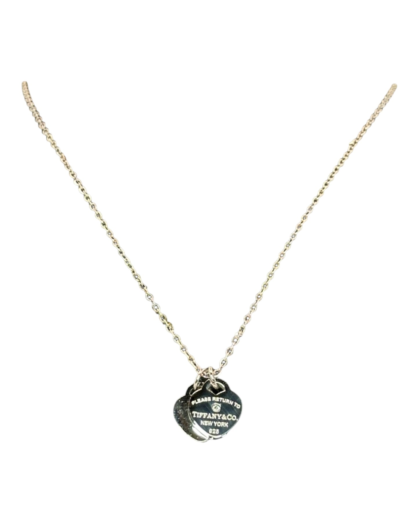 Tiffany & Co. Kette Silber 925 mit Herzanhänger und Diamant