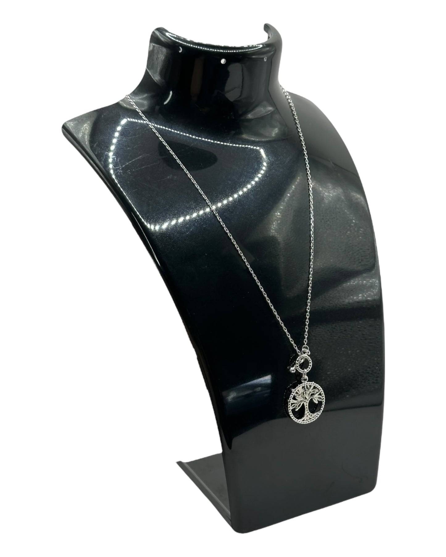 Swarovski Halskette mit Lebensbaum-Anhänger und Kristallen