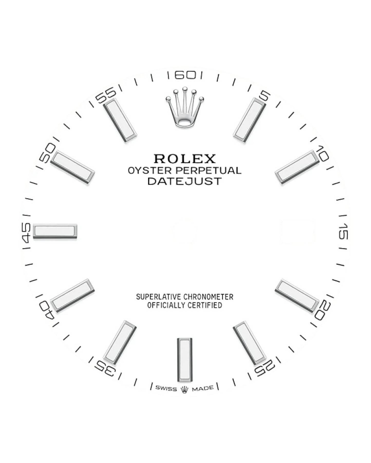 Rolex Datejust 41mm White Dial Oyster - U1 FACTORY - AUTOMATIK