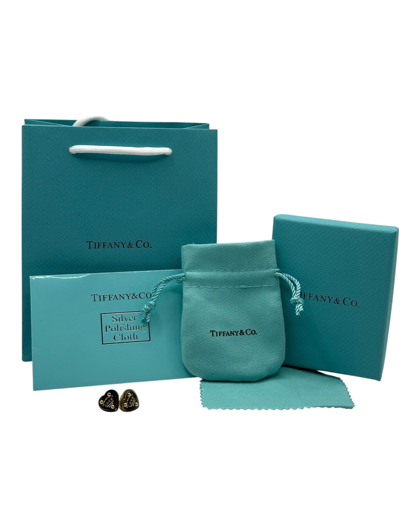 Tiffany & Co. Herzförmige Ohrringe in Gold