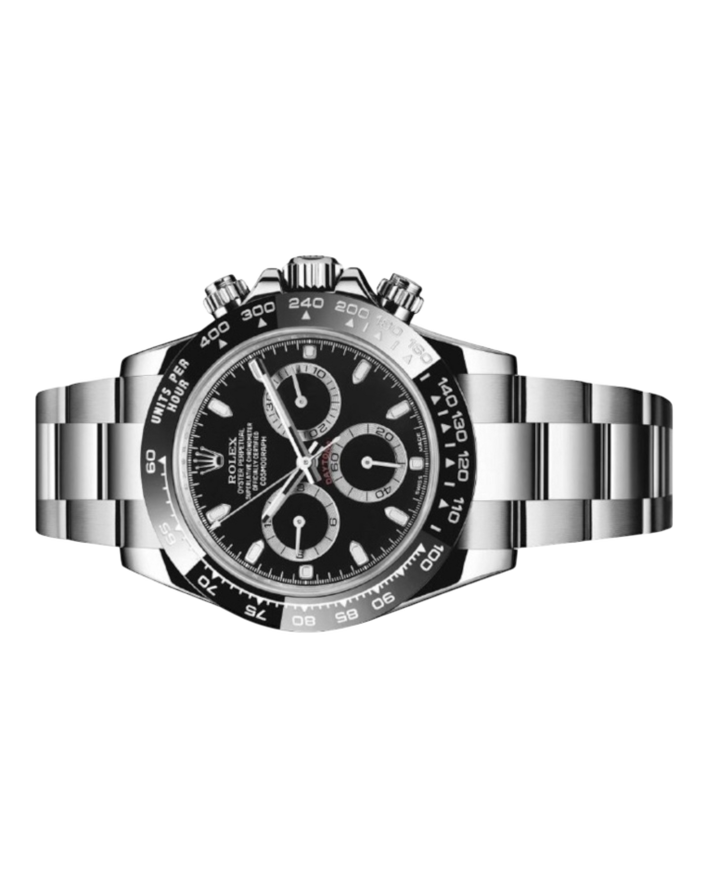 Rolex Cosmograph Daytona 40mm – Oystersteel with Black Dial - U1 Factory - Automatik