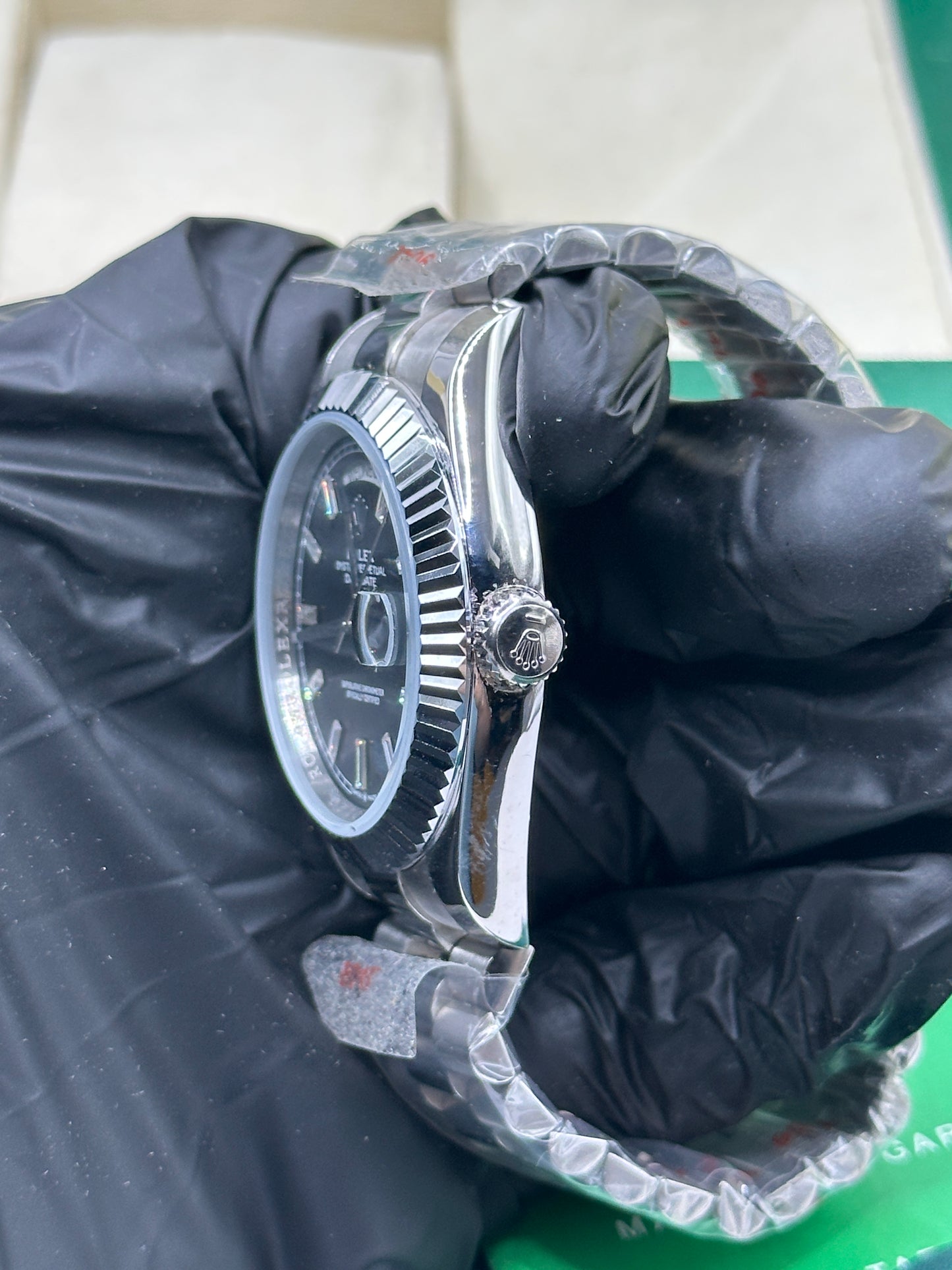 Rolex Day-Date Black Dial, 40mm White Gold President - U1 FACTORY - AUTOMATIK
