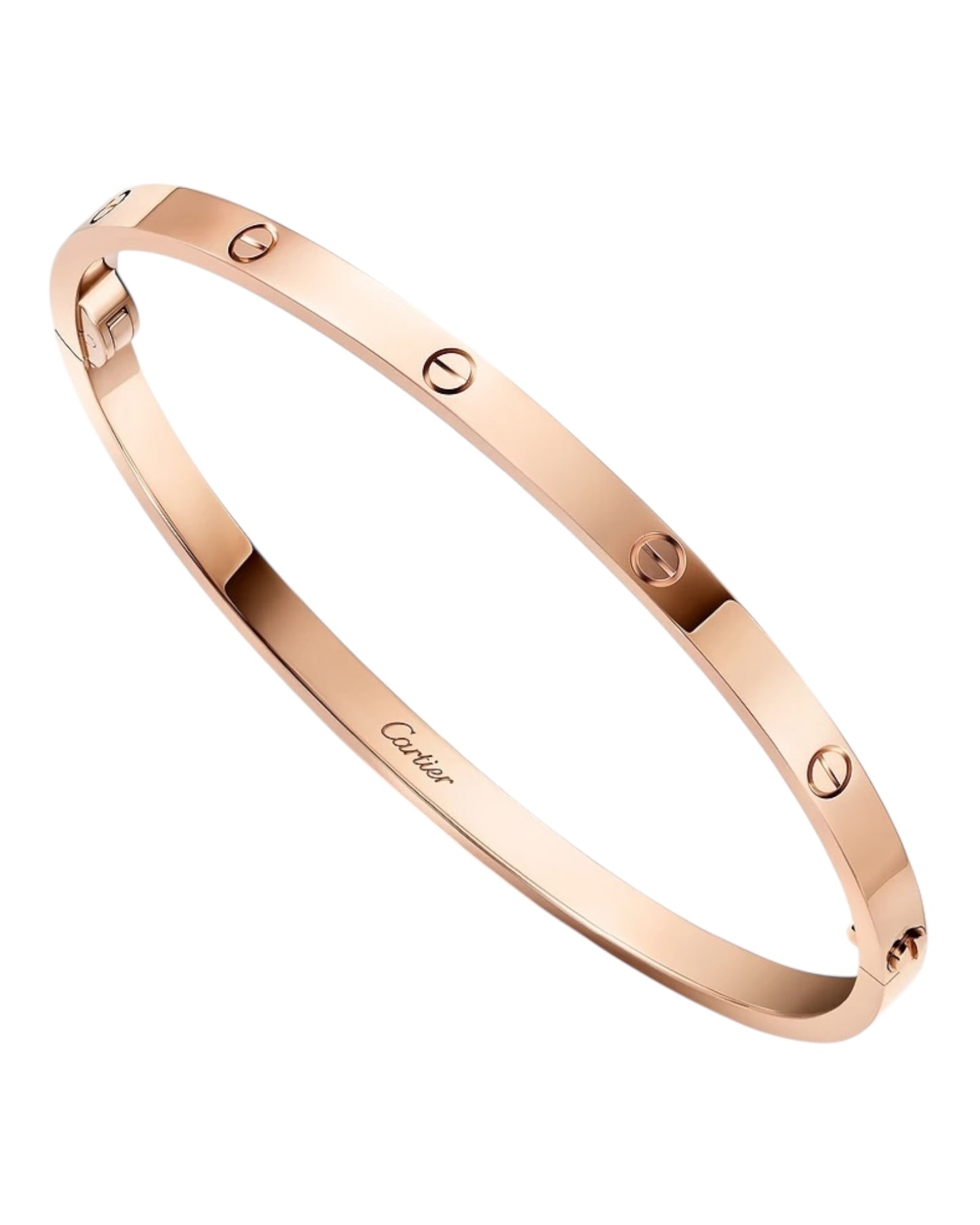 CARTIER LOVE ARMBAND - ROSÉGOLD - FULLSET - SCHMALES MODELL