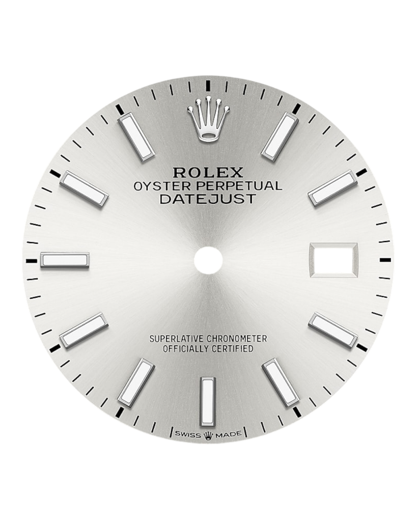 Rolex Datejust Silver 36mm Oyster U1 FACTORY - AUTOMATIK