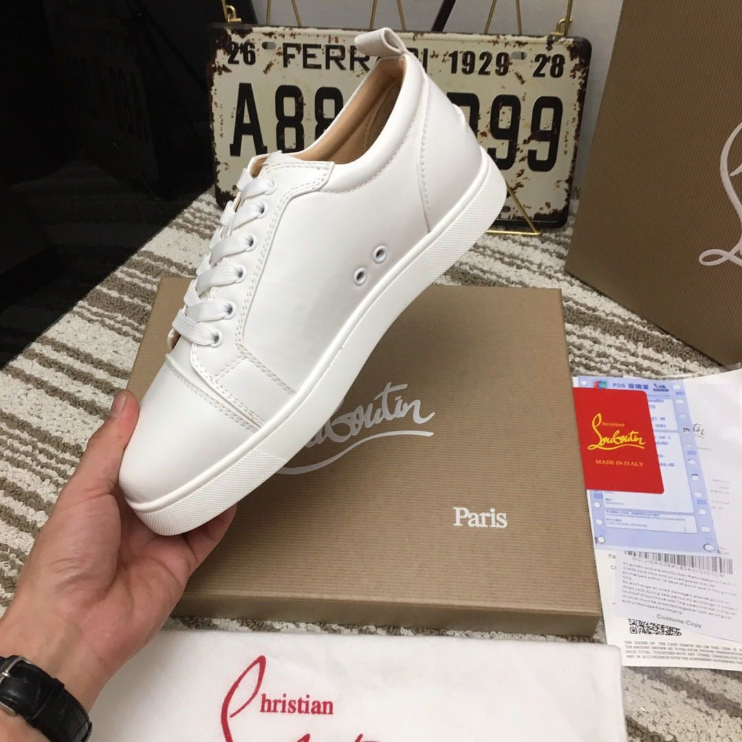 CHRISTIAN LOUBOUTIN - SUPER CLONE - original factory 1:1 - white leather
