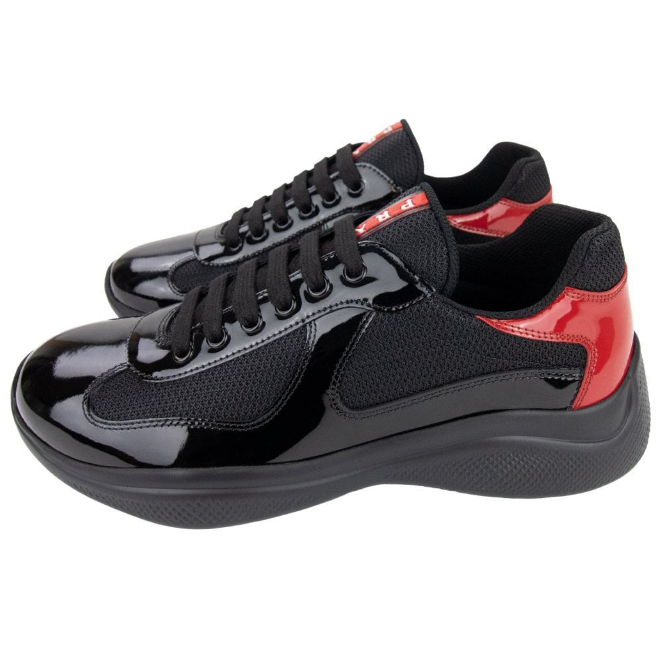 Prada America’s Cup Sneaker Black Red - HIGH QUALITY 1:1