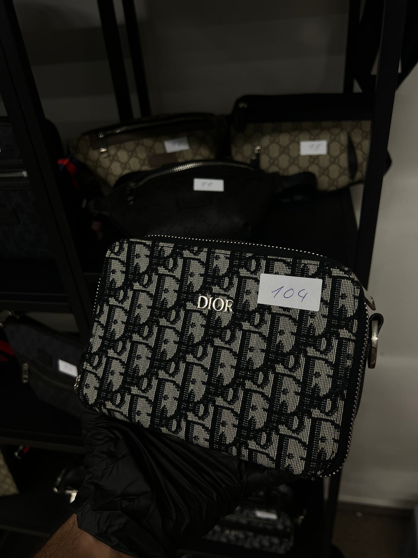 DIOR CLUTCH BAG HELL - HIGH END QUALITY - PU LEDER
