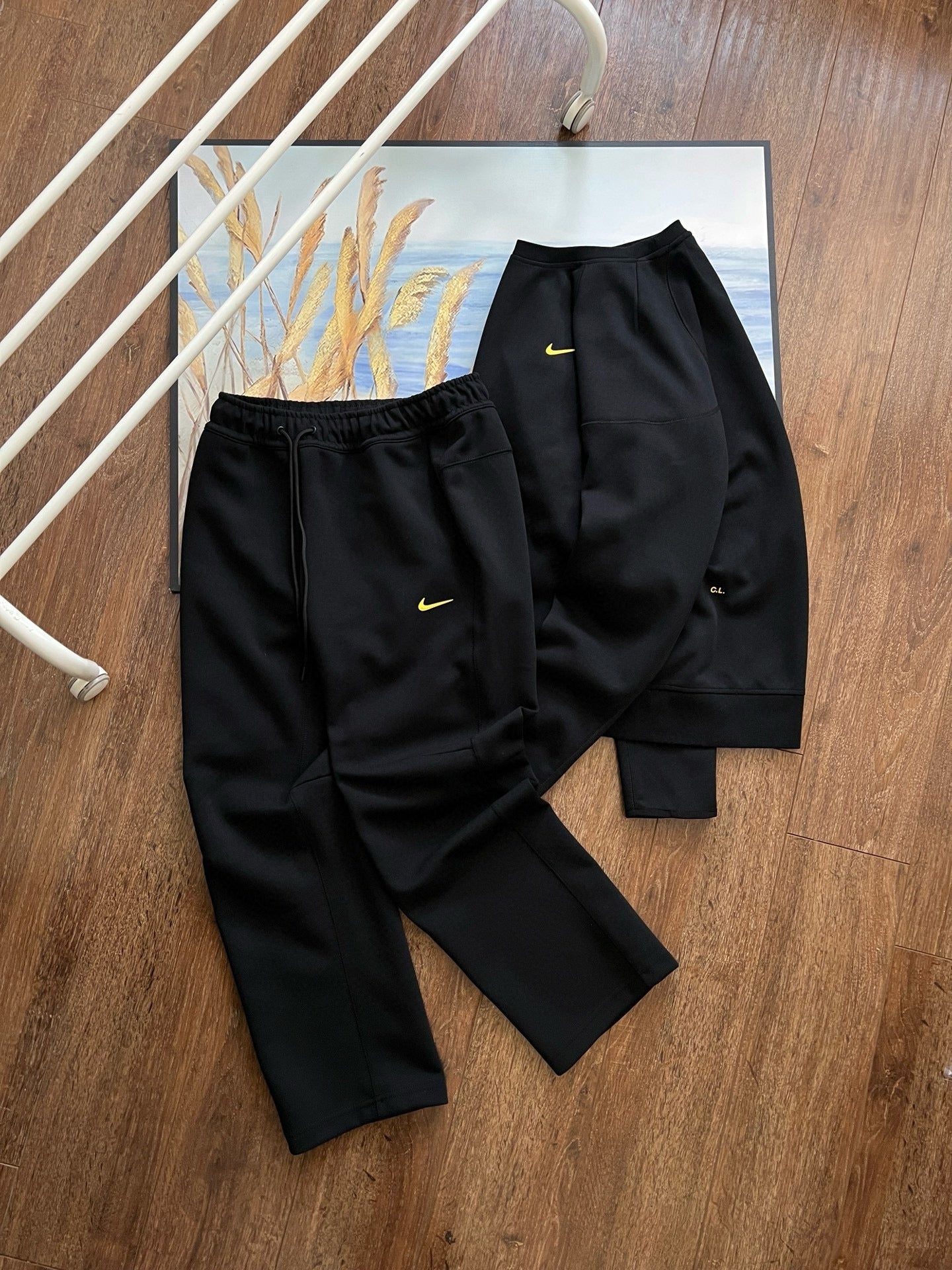 Set Nike x NOCTA Tech Fleece Kapuzen/pullover und Jogginghose - Hellblau , Grün , Schwarz