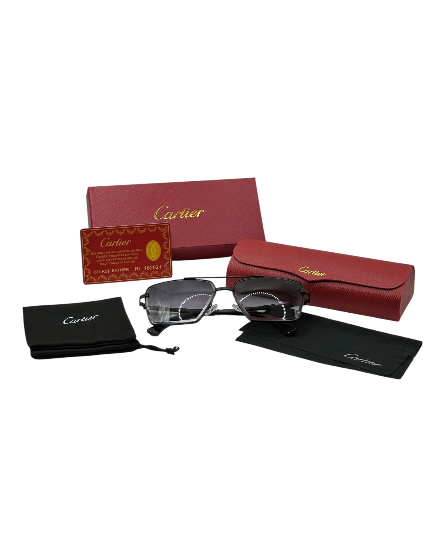 Cartier Sonnenbrille in Schwarz C3