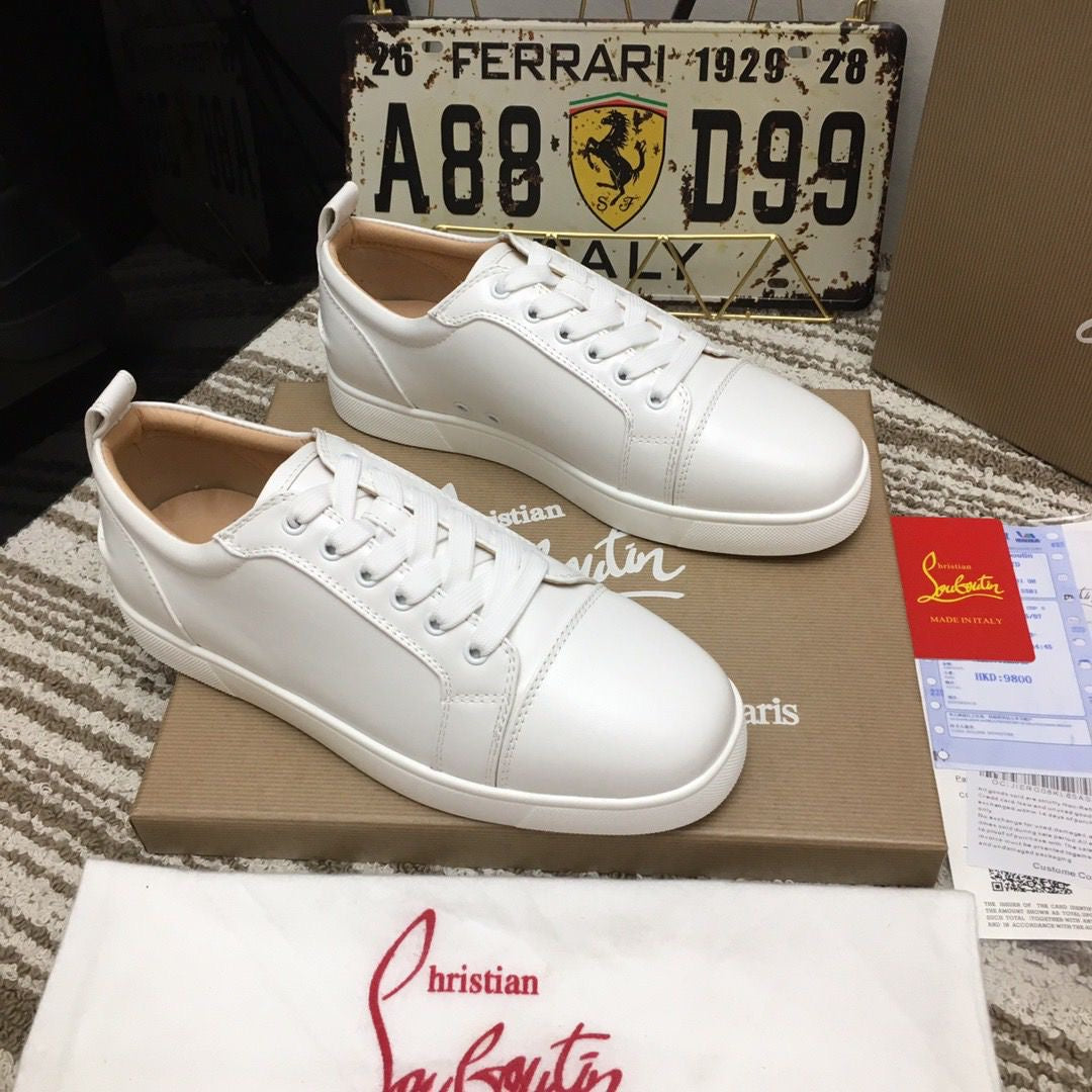 CHRISTIAN LOUBOUTIN - SUPER CLONE - original factory 1:1 - white leather