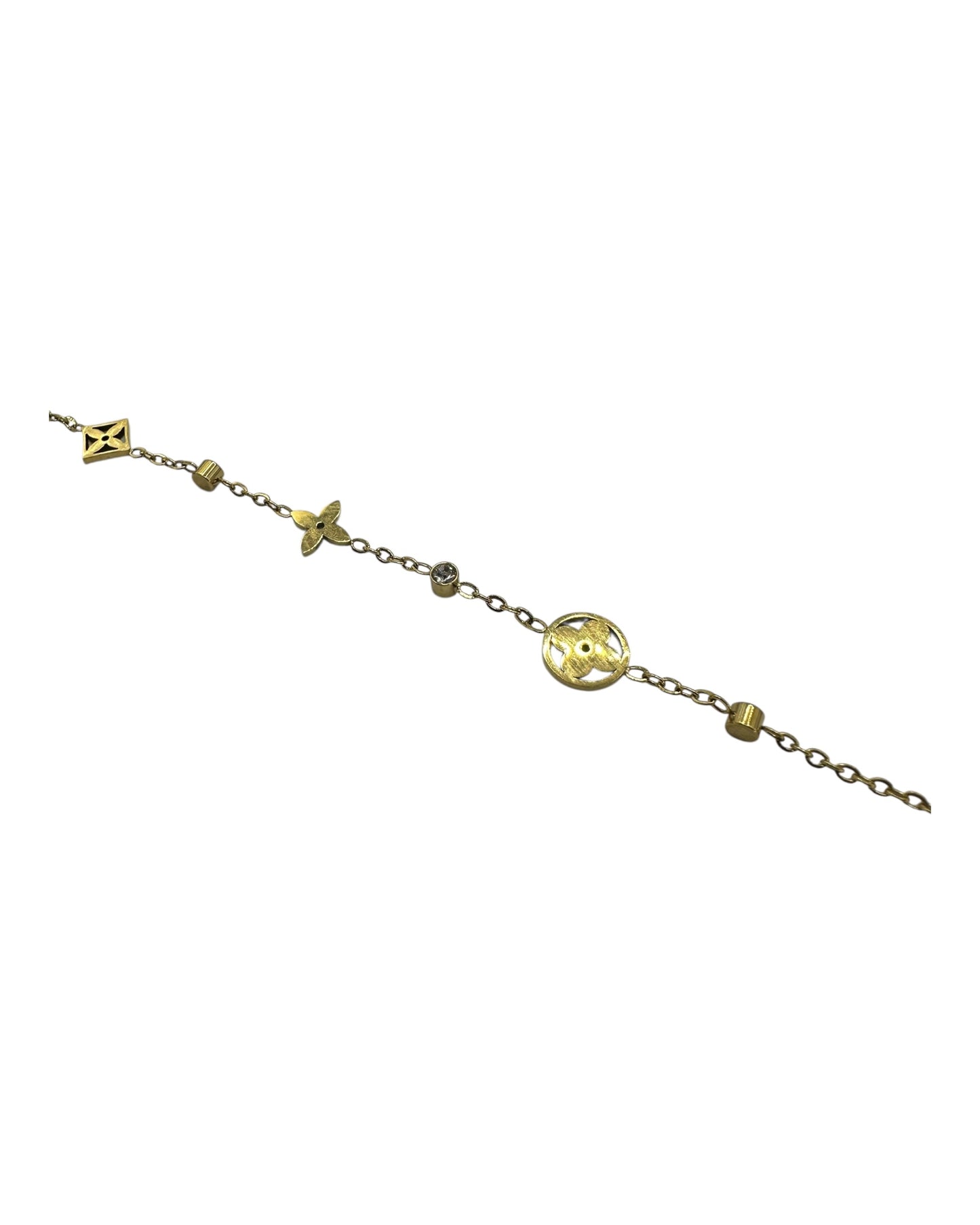 Louis Vuitton Armband mit Anhängern – Goldfarbenes Armband