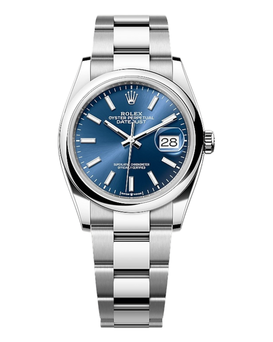 Rolex Datejust Bright Blue Dial 36mm - Oyster - U1 FACTORY - AUTOMATIK