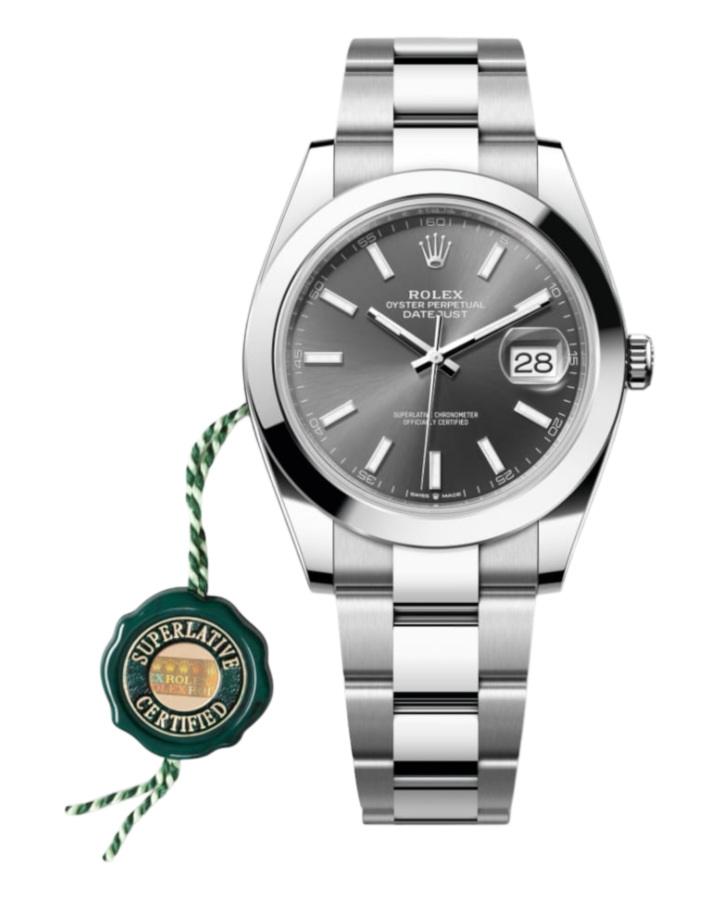 Rolex Datejust 41mm Grey Dial Oyster - U1 FACTORY - AUTOMATIK