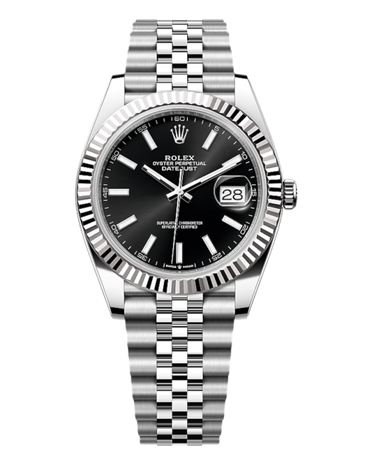 Rolex Datejust 41mm Black Dial Jubilee U1 FACTORY - AUTOMATIK