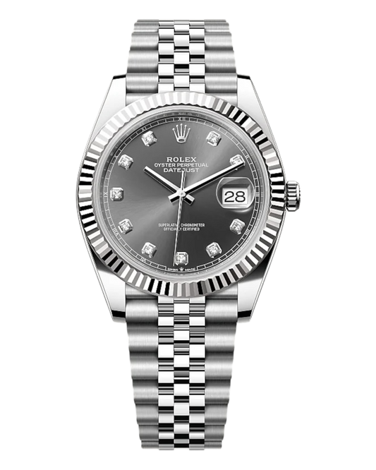 Rolex Datejust 41mm Grey with Diamonds Dial - Jubilee - U1 FACTORY - AUTOMATIK