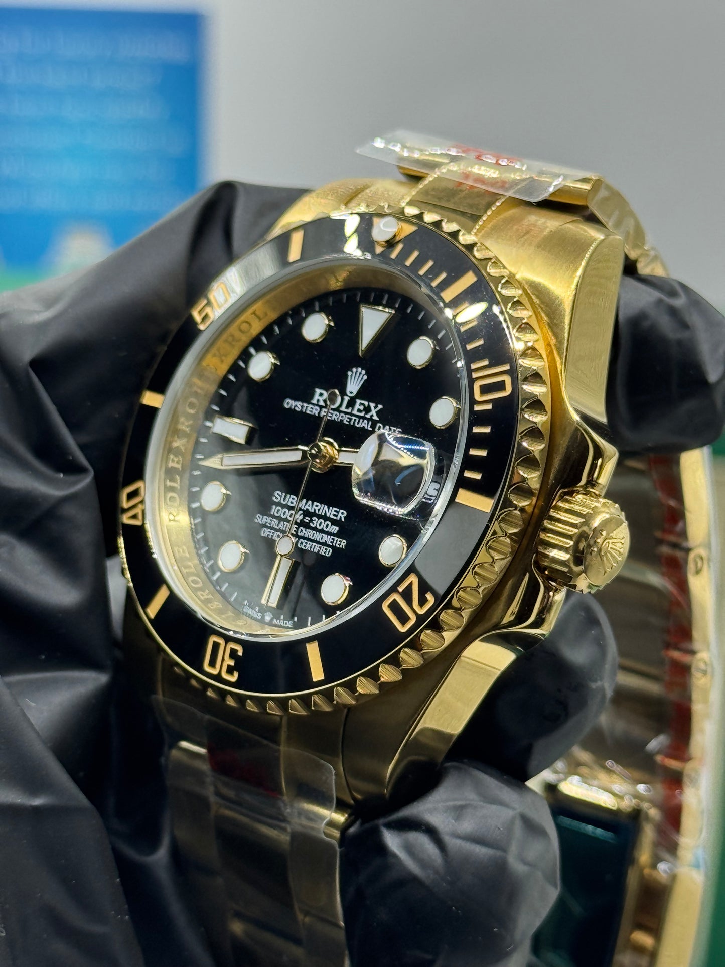 ROLEX SUBMARINER - GOLD - OYSTER - 41MM U1 FACTORY - AUTOMATIK