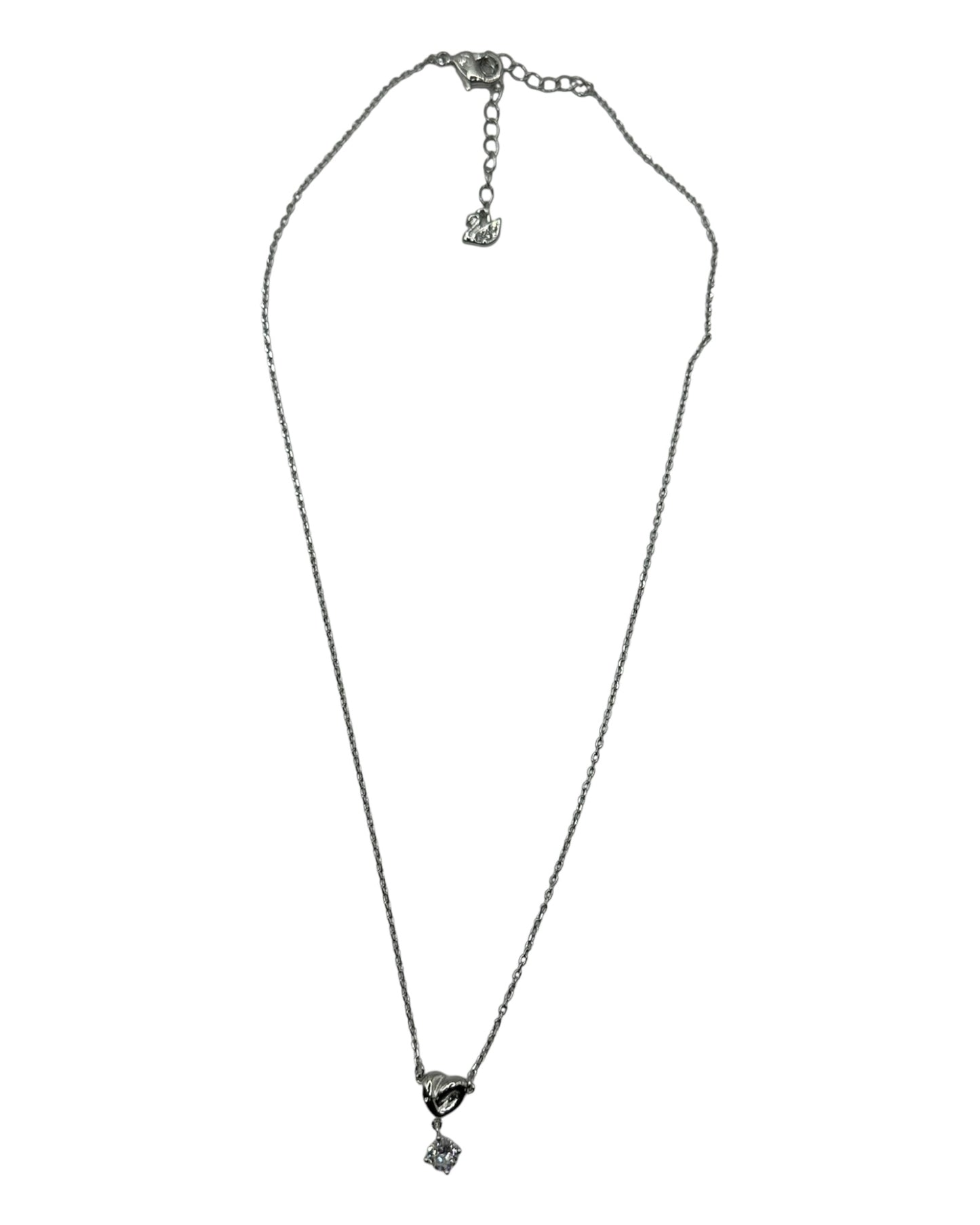 Swarovski Halskette mit birnenförmigem Kristall-Anhänger