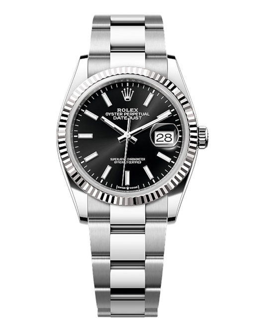 Rolex Datejust 36mm Black Dial U1 FACTORY - AUTOMATIK