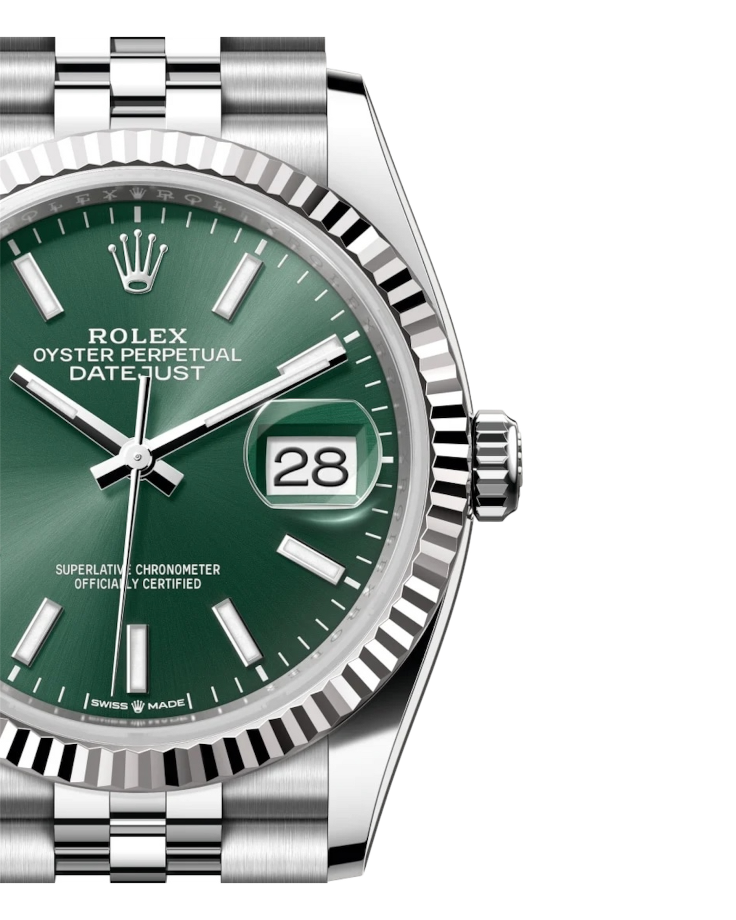 Rolex Datejust 36mm Green Dial U1 FACTORY - AUTOMATIK