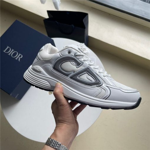 Dior B30 Triple White Sneakers - HIGH QUALITY 1:1