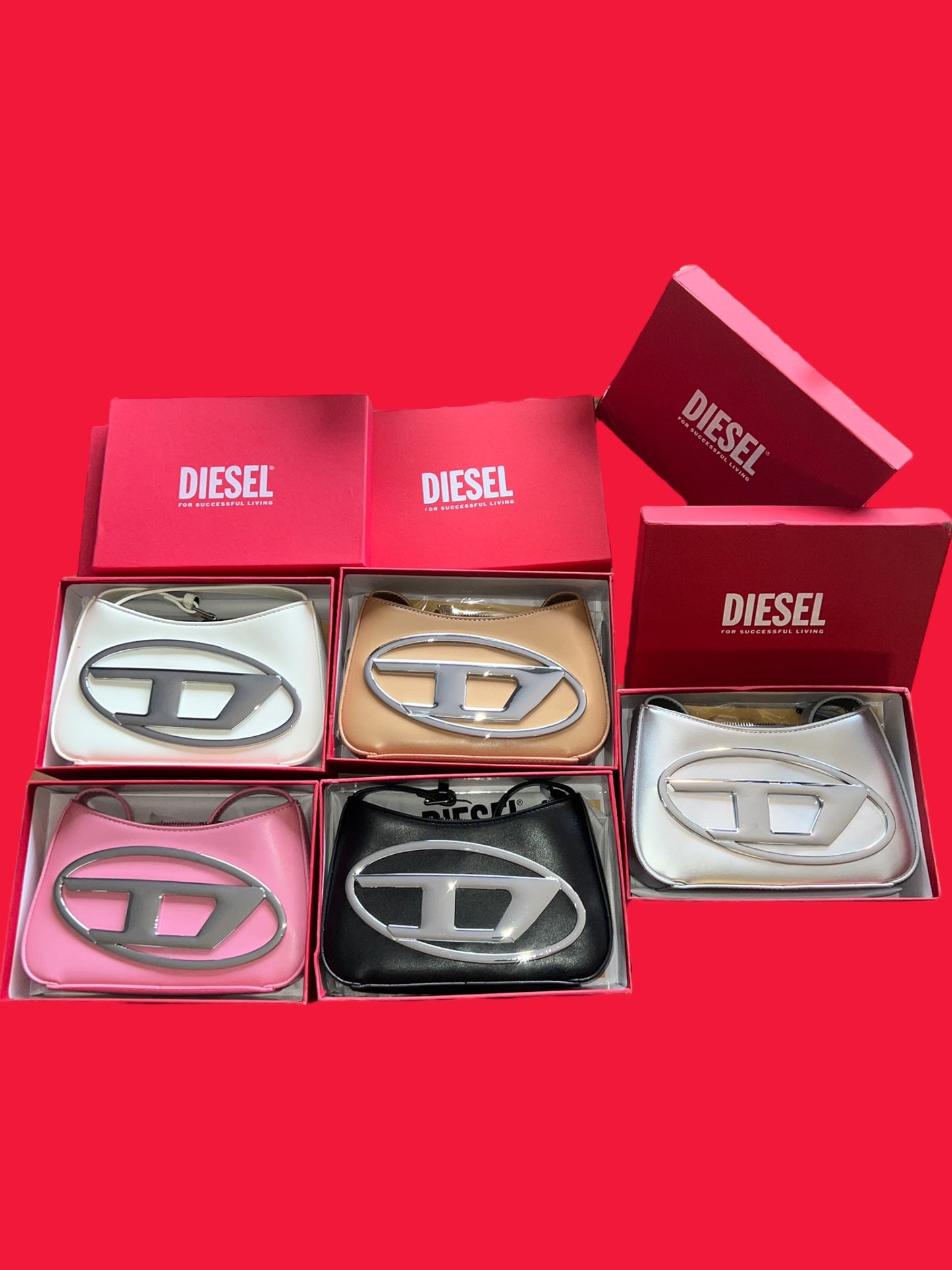 DIESEL - DAMEN TASCHE , KLEINE BAG - 5 FARBEN - FULLSET