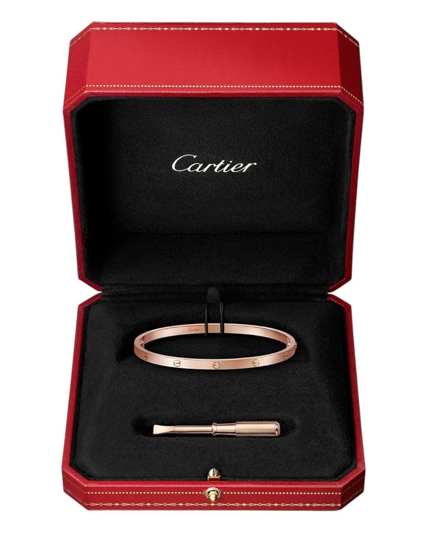CARTIER LOVE ARMBAND - ROSÉGOLD - FULLSET - SCHMALES MODELL