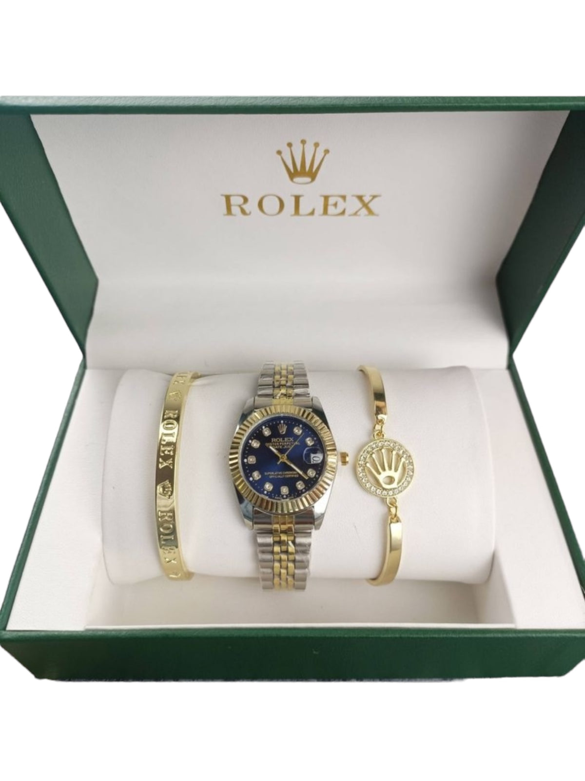 ROLEX SET | UHR + 2 ARMBÄNDER + BOX | UNISEX