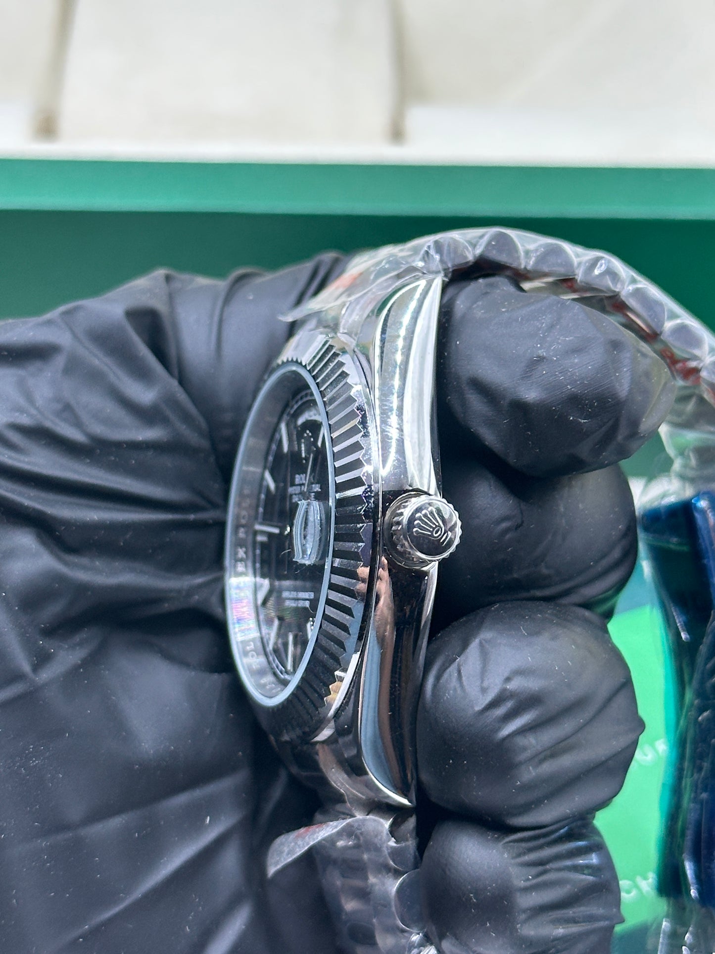 Rolex Day-Date Black Dial, 40mm White Gold President - U1 FACTORY - AUTOMATIK
