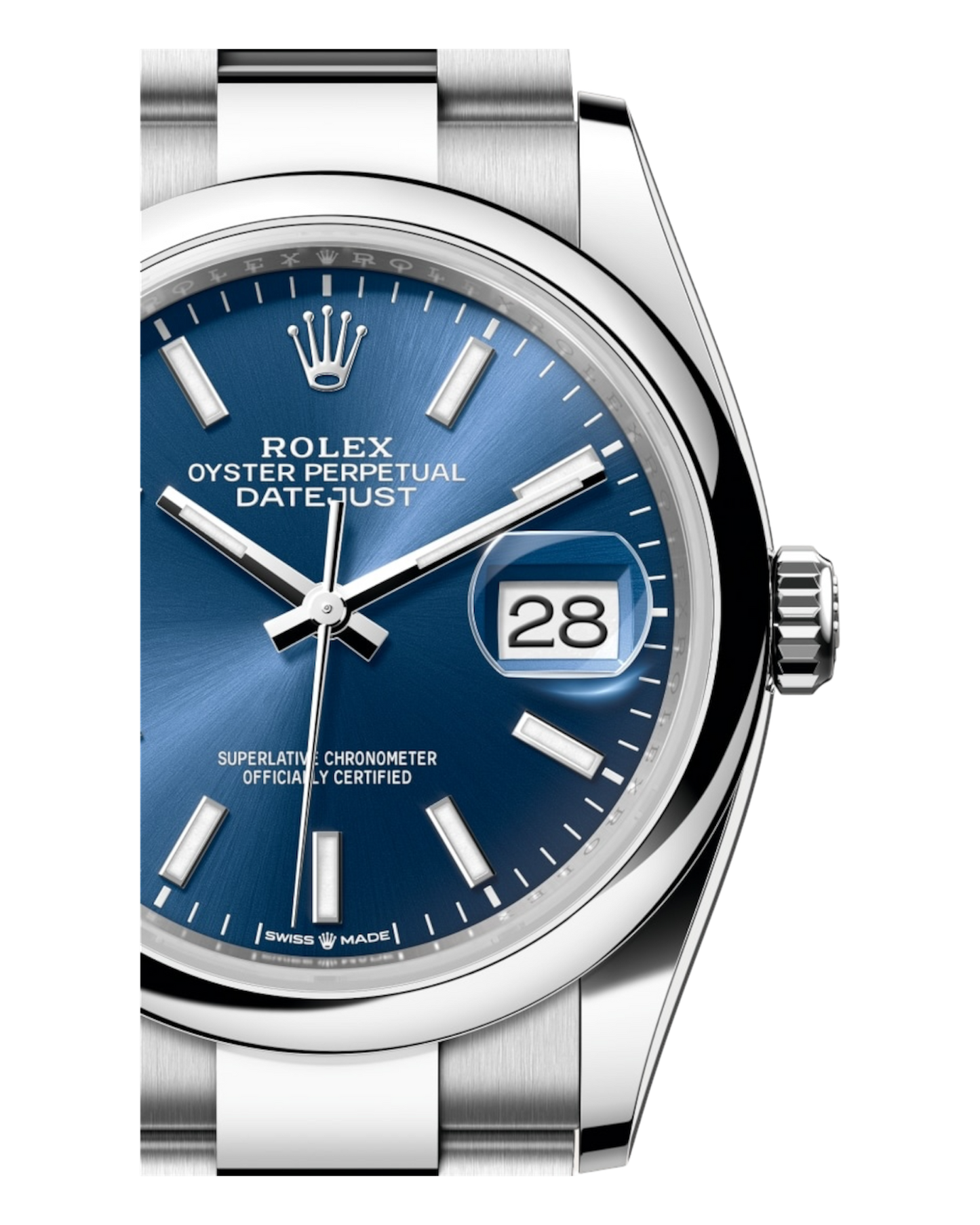 Rolex Datejust Bright Blue Dial 36mm - Oyster - U1 FACTORY - AUTOMATIK