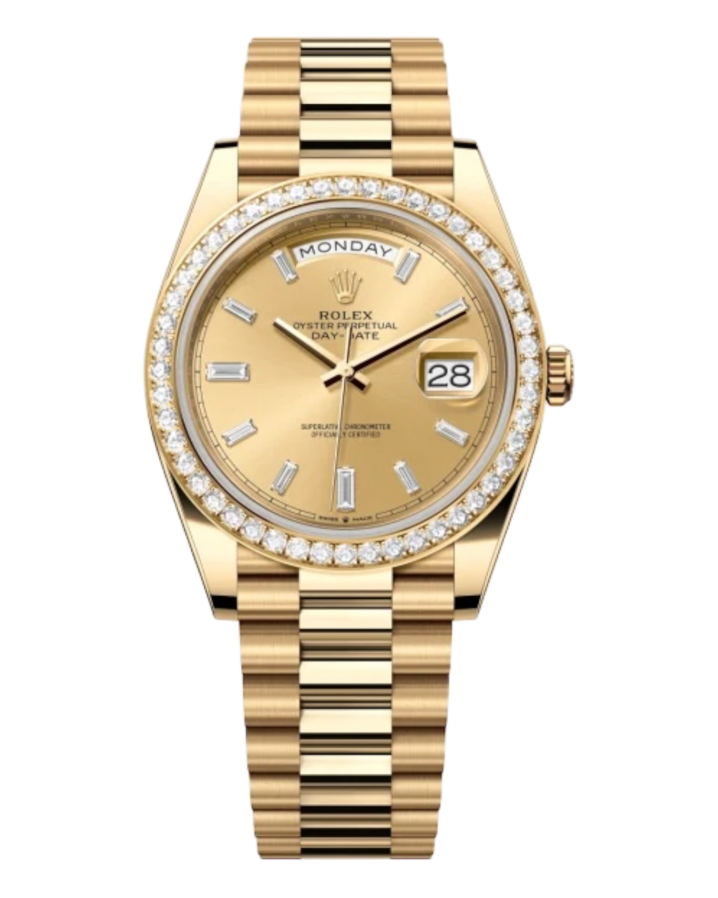Rolex Day-Date Champagne Dial 40mm Yellow Gold President - U1 FACTORY - AUTOMATIK