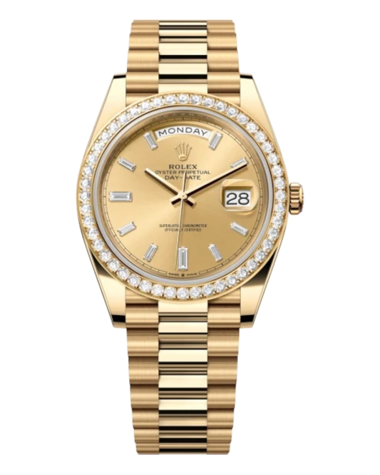 Rolex Day-Date Champagne Dial 40mm Yellow Gold President - U1 FACTORY - AUTOMATIK
