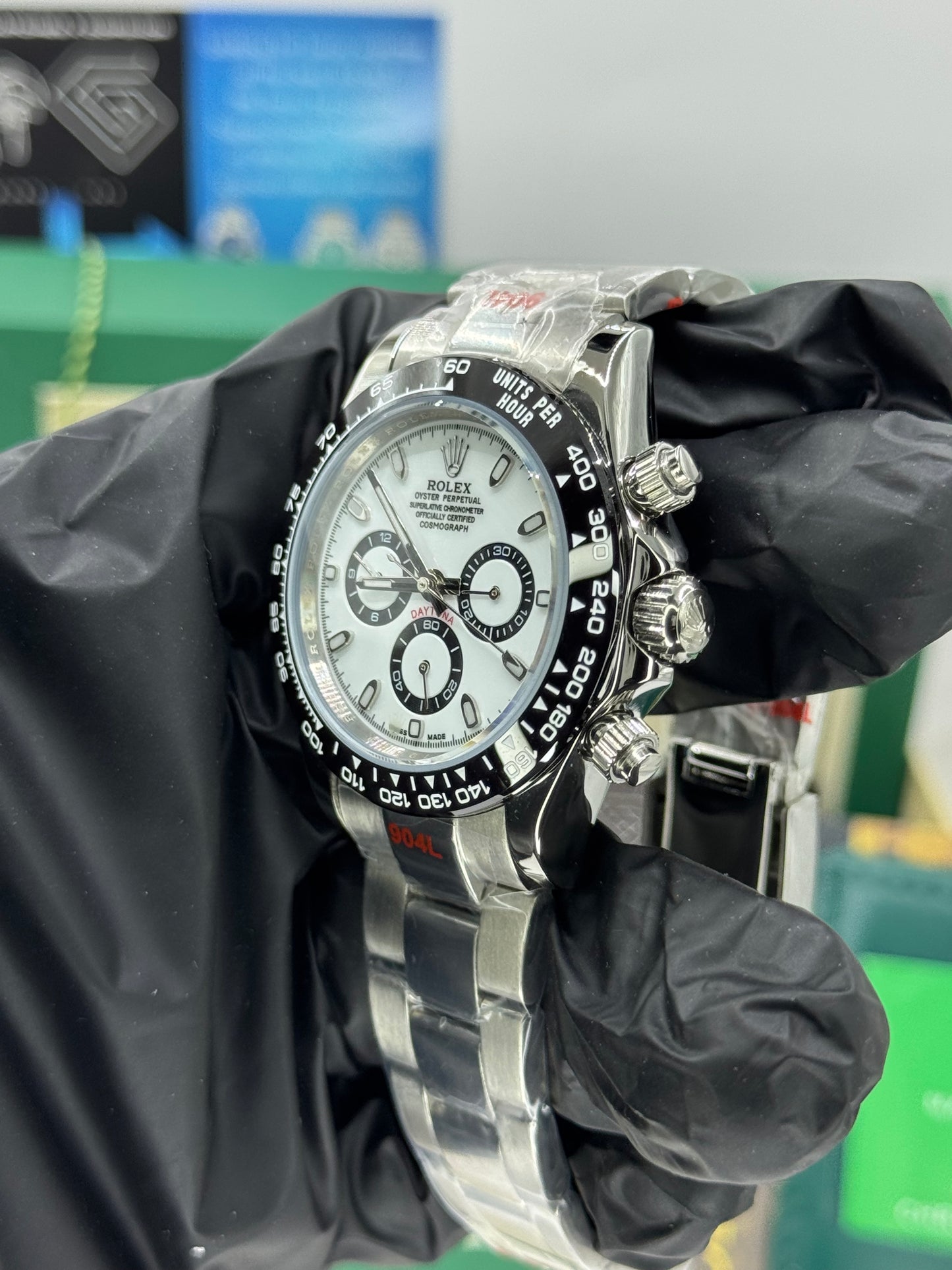 ROLEX DAYTONA - PANDA - COSMOGRAPH - OYSTER - 40MM U1 FACTORY - AUTOMATIK