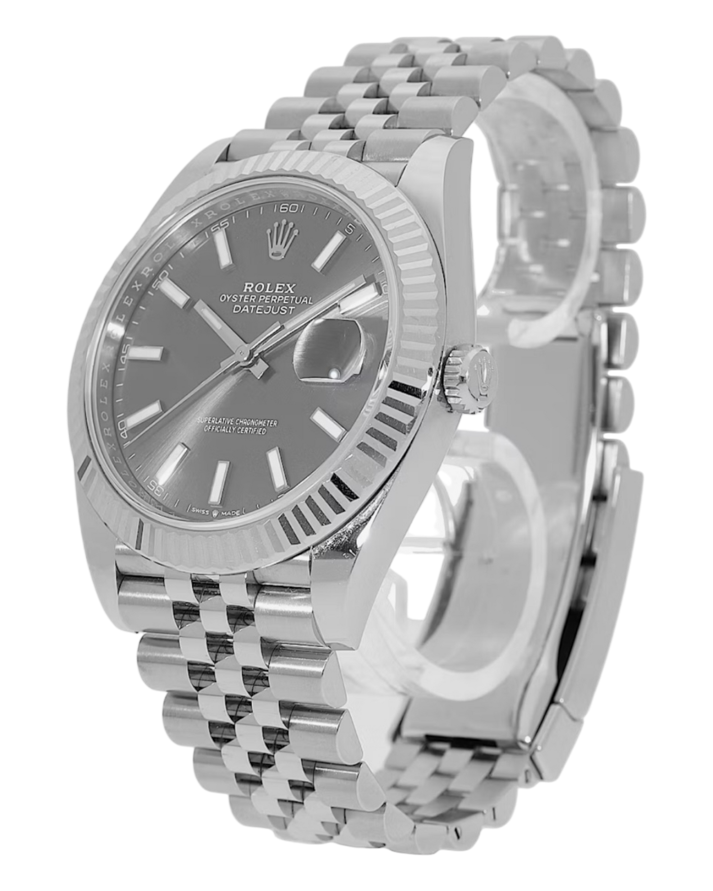 Rolex Datejust 41mm 126300 Steel Rhodium Dial - U1 FACTORY - AUTOMATIK