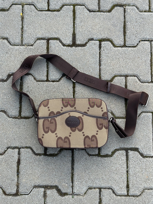 GUCCI MESSENGER BAG MIT GG-LOGO IN BEIGE/BRAUN | 1:1 REPLICA