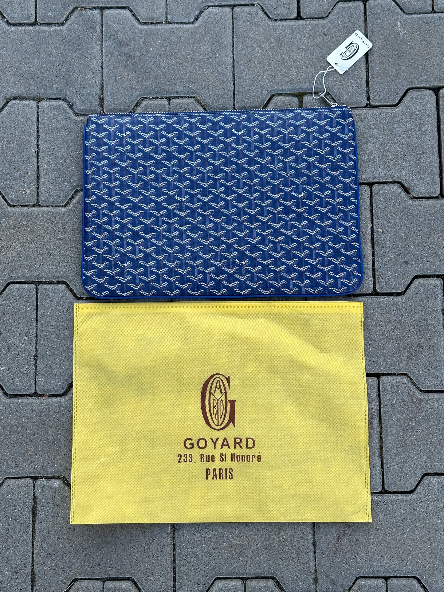 GOYARD LAPTOP TASCHE IN BLAU | 1:1 REPLICA | HIGH END QUALITY