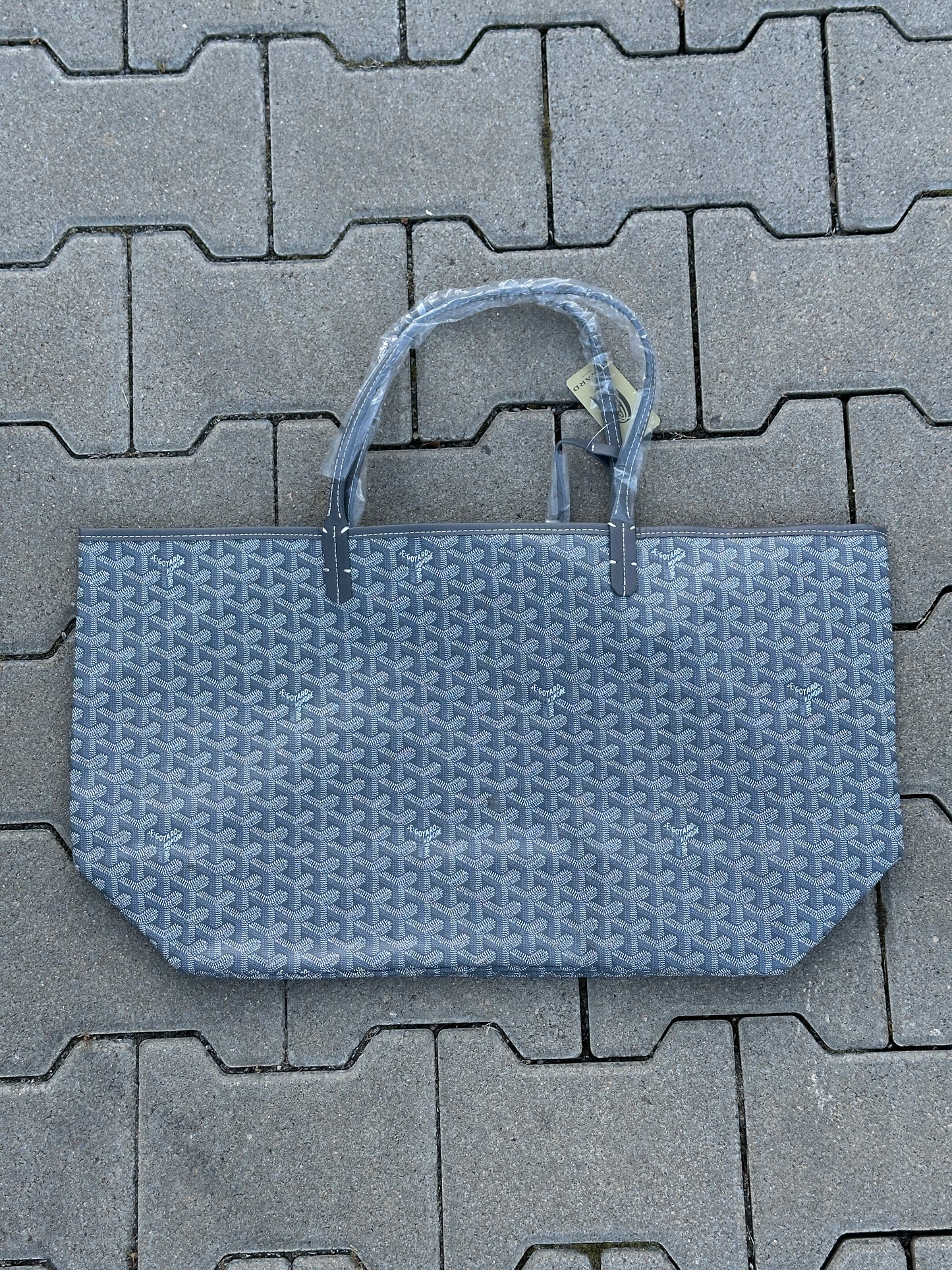 GOYARD TOTE BAG IN GRAU – 1:1 REPLICA AUS FEINEM PU LEDER MIT MINI POCHETTE