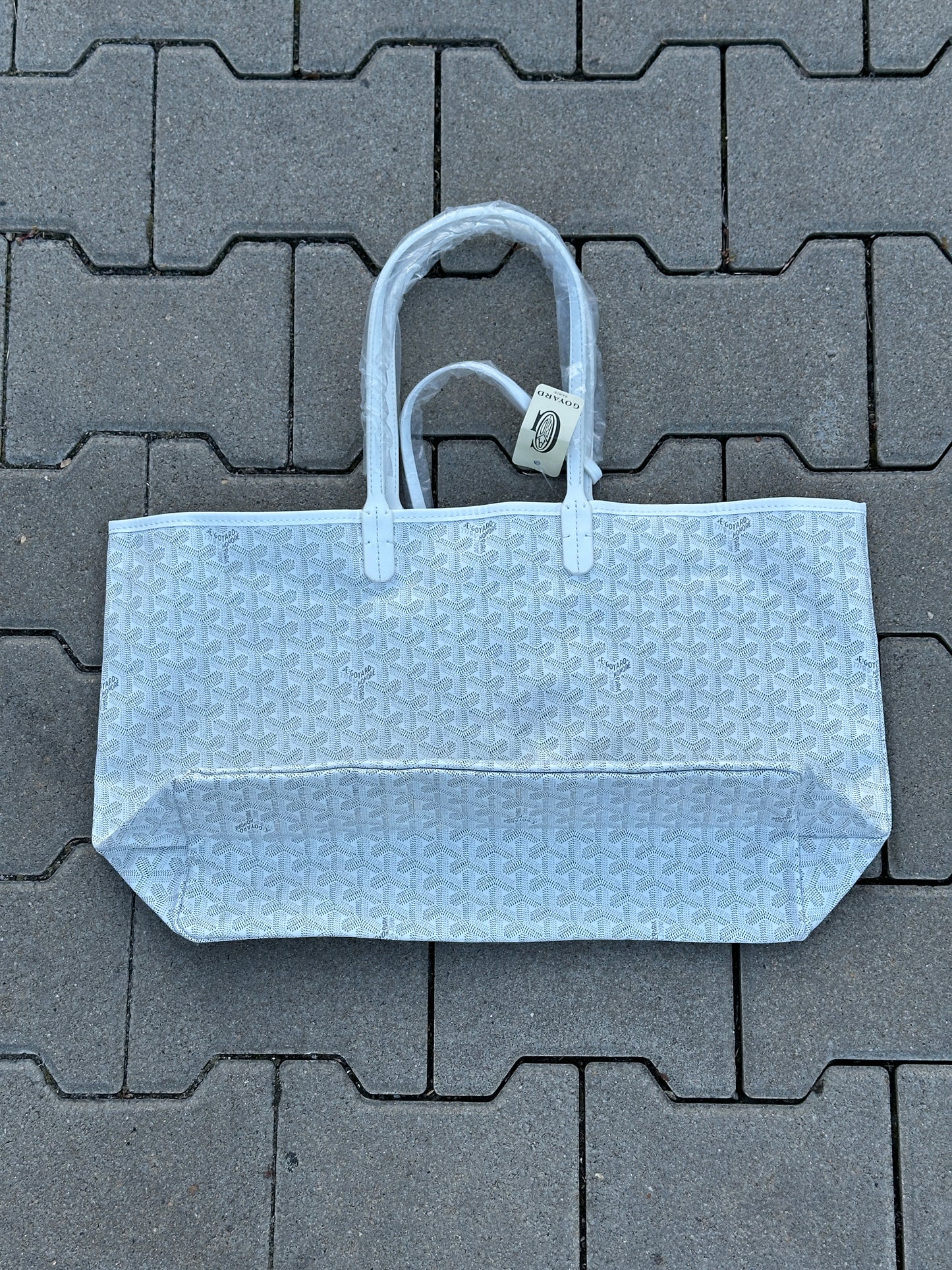 GOYARD TOTE BAG IN WEISS – 1:1 REPLICA AUS FEINEM PU LEDER MIT MINI POCHETTE