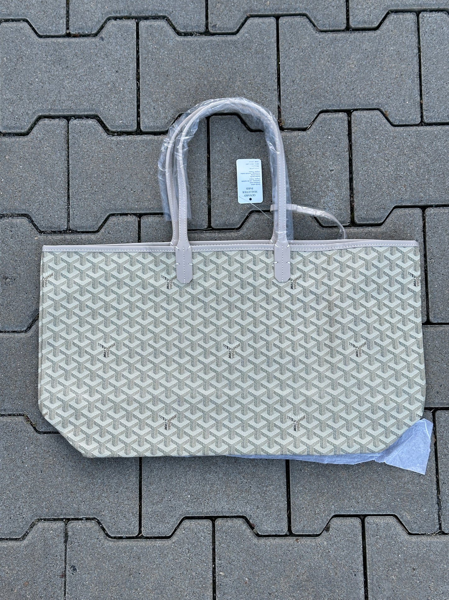 GOYARD TOTE BAG IN BEIGE – 1:1 REPLICA AUS FEINEM PU LEDER MIT MINI POCHETTE