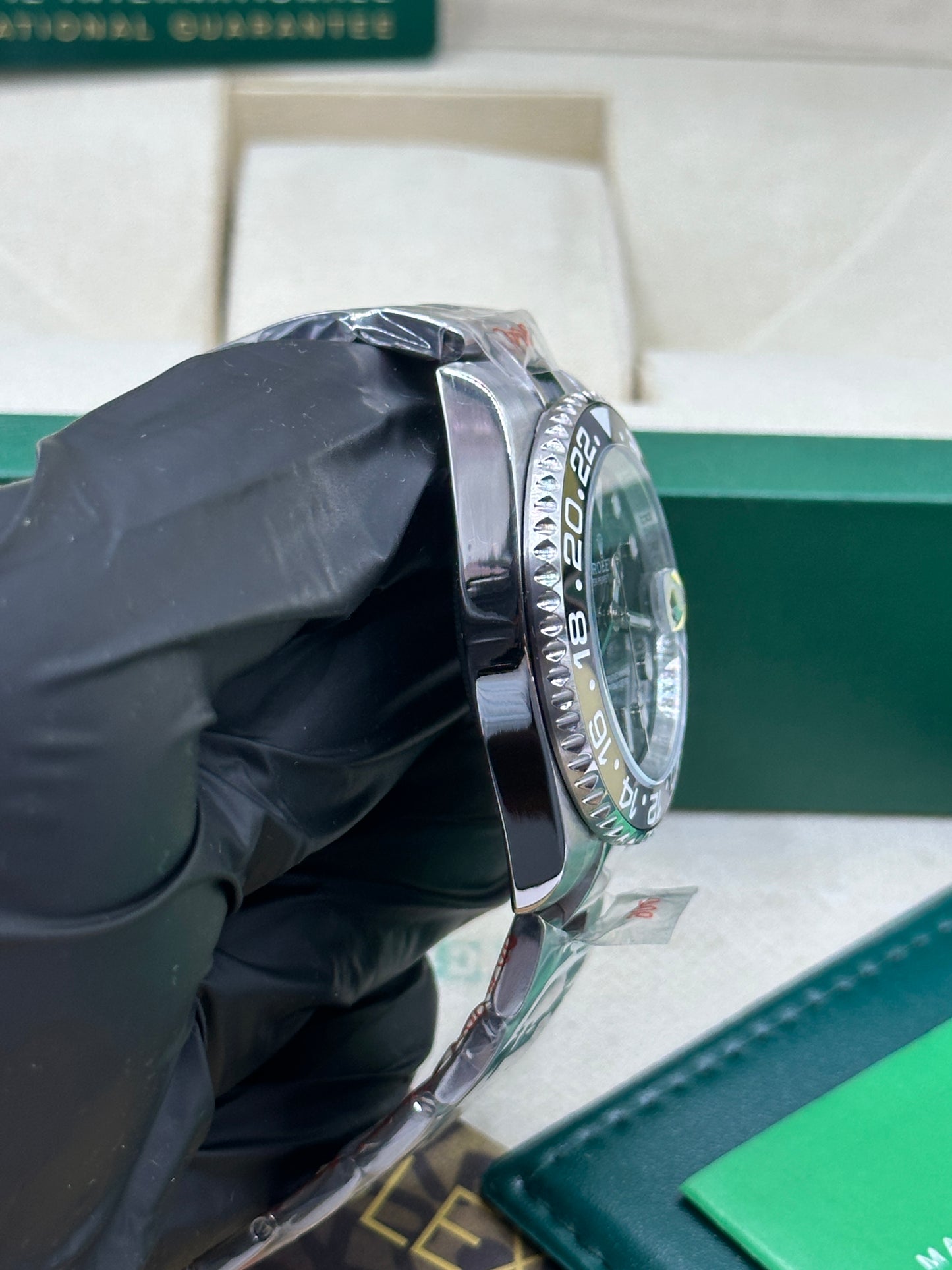 U1 Factory Rolex GMT-Master II "Batman", 40mm Stahl, schwarzes Zifferblatt, schwarz-blaue Keramik-Lünette - Automatik